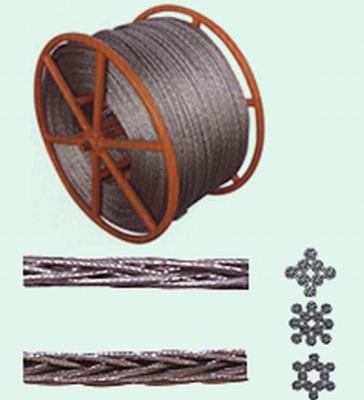 China High Flexibility Anti twist Wire Rope Overhead Line polit Rope 12 strands for sale