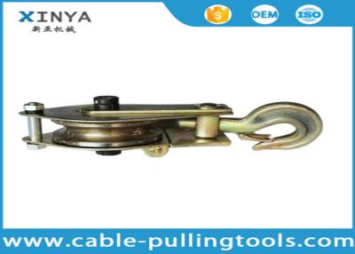 China 3T Single Wheel Wire Rope Pulley Block,Hoisting Pulley Block With One Side Open for sale