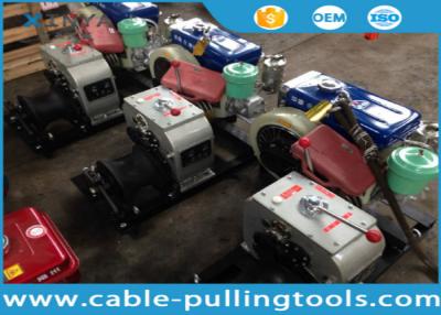 China Cable Pulling Machine 3T Diesel Winch For Tower Erection During Transmission Line for sale