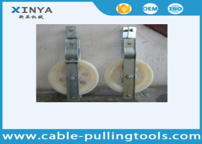 China Polea acanalada de nylon que ata la línea de transmisión de bloque de polea que ata las herramientas con la capacidad de carga 10KN para el conductor 95-120mm2 en venta