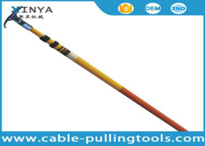 China Easy Maintenance Fiberglass Telescopic High Voltage Hot Stick With Length 3 - 12 Meters for sale