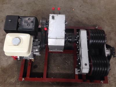 China Honda / Yamaha Engine 5 Ton 50KN Double Capstan Winch Pulling Hoisting for sale