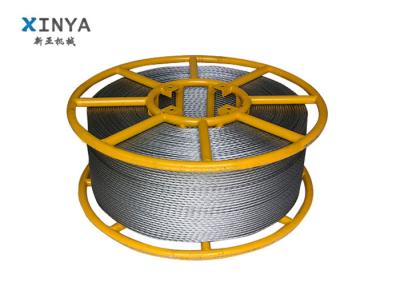 China Hexagon Anti Twisted Pilot Rope Galvanised Steel Wire Rope With 12 Strands for sale