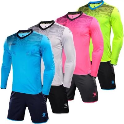 China Custom Quick-Drying Youth Reversible Long Sleeves Custom Youthsoccer Uniforms Sets Jersey Without Bulk Brand Soccer Jerseys Best Design for sale