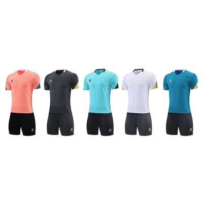 China Cheapest Custom Sublimation Quick-Drying Mens Red Gray Soccer Uniforms Set Team Uniforms Black White Thai Quality Soccer Jersey for sale