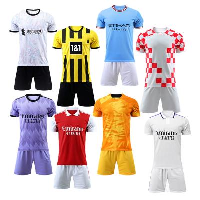 China 2022 New Design Quick-drying Custom Football Jersey Plain Team Soccer Jerseys Cheap Club Jersey for sale