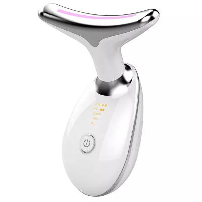 China Wrinkle Remover Home Use Beauty Equipment EMS RF Led Vibrating Massager Anti Aging Facial Skin Firming Face Wrinkle Remover Neck Lift USB Device for sale