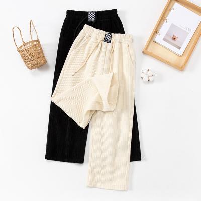 China Color Fade Proof ETong China Factory Summer spring children's pants Wide Leg Pants Loose Unisex Kids for sale