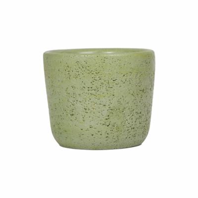 China 2023 New Home Decoration Unique Logo Concrete Candle Cup Luxury Custom Frosted Bulk Candle Holder Cement Candle Jars For Home Decoration for sale