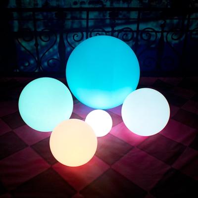 China LED Ball Light Glow Led Magic Ball Light RGB Color Changing LED Ball Light 15cm and Customized for sale