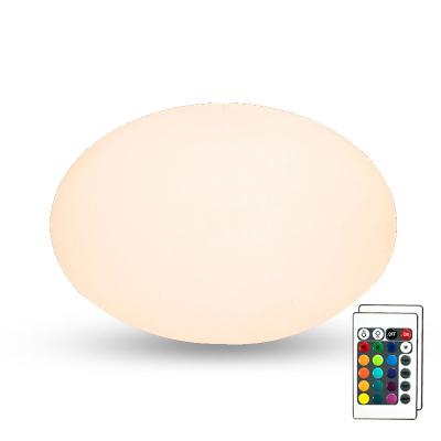 China UV-resistant Outdoor Decorative LED Flashing Light Plastic Ball / Waterproof Oval Magic LED Ball Lighting for sale