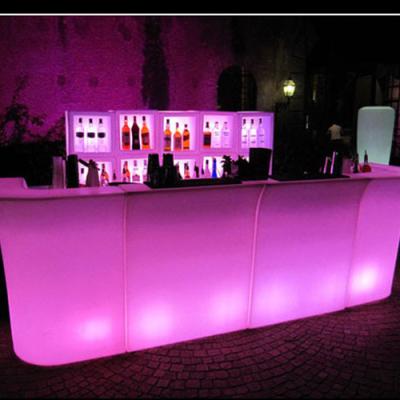 China Durable Bar Led Table Led Nightclub Table Illuminated Led Bar Table for sale