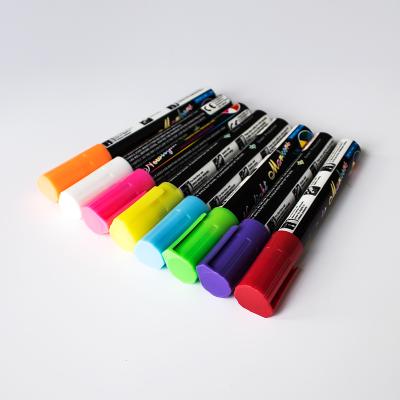 China Writing on Led Writing Board or Anywhere You Want Liquid Suction Mark Pen Wall Blackboard Chalk Erasable Sticker Remove Marker Kids for sale