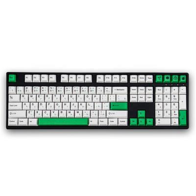 China Wear Resistance Grassland Theme Keycaps 143 Keys Cherry Profile PBT DYE-SUB Keycaps New For MX Switch Japanese Gaming Mechanical Keyboard Keycaps for sale