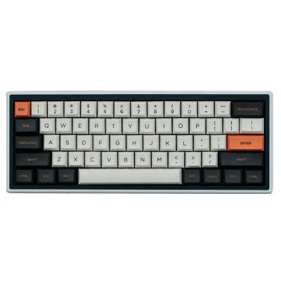 China Wear Resistance Carbon Keycaps PBT Two Colors Forming VSA Profile 61 Process Keys Only Compatible With 61 Configuration for sale