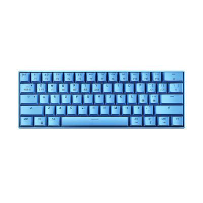 China High Quality Victory-lock Wholesale RGB Mechanical PC Keyboard 61Keys Mini Laptop Wireless Keyboard for sale