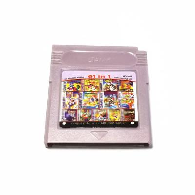 China ABS 61/108 in 1 Game Cartridge 8/32bit Games Card For Nintend GBC For Gigabyte Series Video Game Console English Version for sale