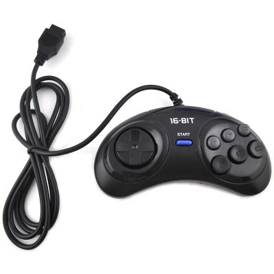 China ERGONOMIC 1/2pcs Game Controller For SEGA Genesis 16 Bit Grip Controller 6 Button Gamepad For SEGA DM Game Accessoriese for sale