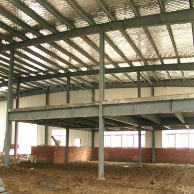 China Modern Prefab Steel Warehouse Timber Framed Building Two Story Steel Structure Warehouse Building Material Drawings for sale