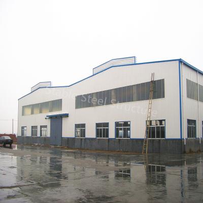 China Modern Low Price Industrial Building Steel Frame Steel Frame Prefab Warehouse In Europe for sale