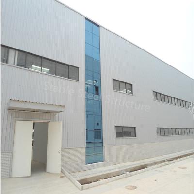 China Large Span Modern Economical Light Design Steel Structure Building Industrial Steel Structural Workshop for sale