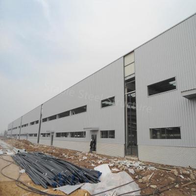 China Modern Steel Prefab Prefab Construction Workshop Steel Structure Building Construction Workshop for sale