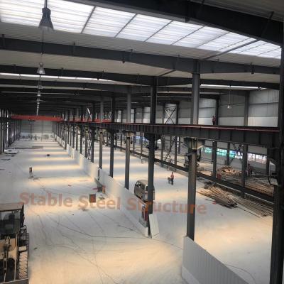 China Modern Prefab Steel Workshop Design Factory Frame Steel Structure Buildings Prefab Hangar Building for sale