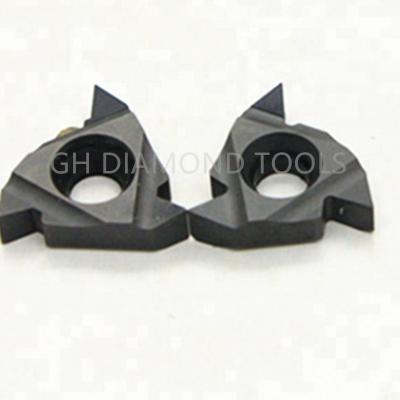 China PCD Thread Tool Diamond Internal External Turning Threading CBN PCD Turning Threading Inserts For Aluminum Steel for sale