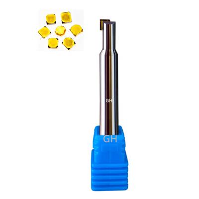 China Single Crystal Diamond MCD Countersink Chamfering End Milling Cutter Single Crystal Diamond Tools for Acrylic Aluminum Copper for sale