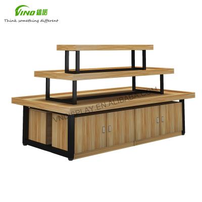 China 2021 Double-Sided Grocery Store Rack Grocery Store Rack In-store Supermarket Shelf Grocery Store Shelves for sale