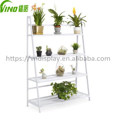 China Best Choice Excellent Workmanship Products 4-Shelf Indoor Outdoor Decorative Metal Plant Stand, Plant Stand Metal, Metal Plant Stand for sale