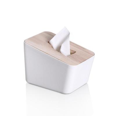 China European Classic Wooden Creative Living Room Drawer Napkin Box Tissue Remote Control Storage Box for sale