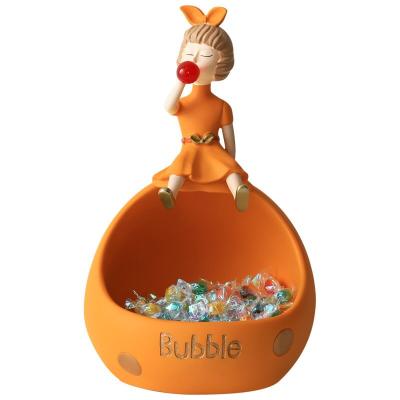 China Creative Europe bubble girl storage aisle ornaments mobile phone housewarming birthday wedding gifts for sale