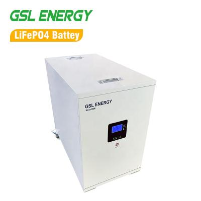 China GSL ENERGY 48V 400Ah 20KWH Lightweight Wheel Design Lifepo4 Battery Installation Storage At Home for sale