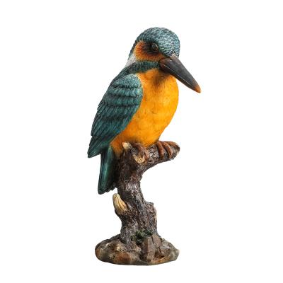 China Europe Garden Decoration Tall Resin Bird Figurine Sculpture 28cm for sale