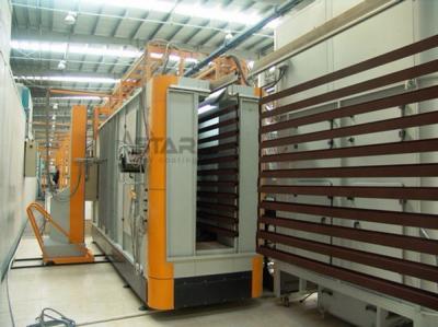 China Aluminum Profile Electrostatic Powder Coating Line for sale