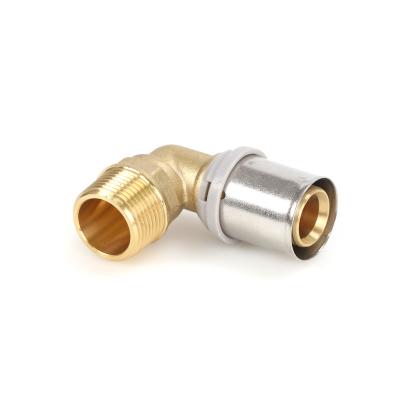 China M Profile Brass Crimp Fittings With European Standard Equal for sale