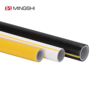 China MINGSHI Gas Supply Butt Welded PE-AL-PE Multilayer Pipe for Gas System with AENOR, WRAS, SKZ, WATER MARK for sale