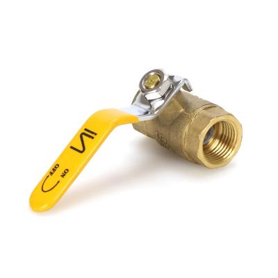 China Yellow Gas Ball Valve Handle Reduction for sale