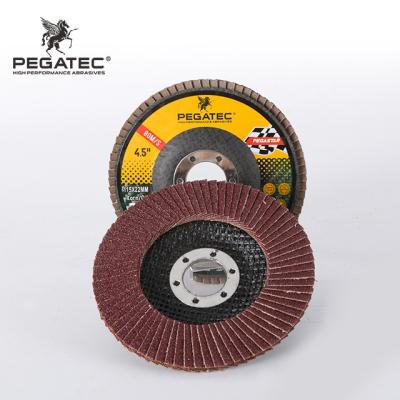 China Steel/Metal/Iron Factory Offered Hot Sale 4.5 Inch 115mm Abrasive Disc Fin Discs Aluminum Oxide Zirconium Fin Disc for sale