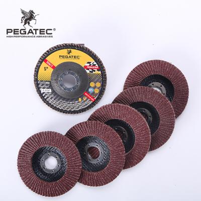 China Manufacturer Free Sample OEM 5 inch 3m Abrasives Stainless Steel Disc Fin Sanding Wheel Steel/Metal/Iron for sale