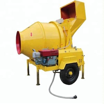 China Construction Site JZR Diesel Engine Concrete Mixer Machine With Lift for sale