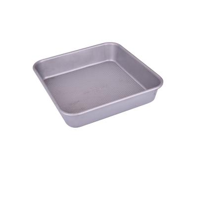 China Disposable Square Cake Pan, 9Inch Non-Stick Professional Grade Carbon Steel Baking Pan Bakeware for Oven Baking for sale