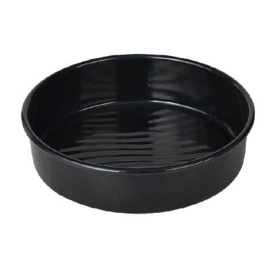 China 9 Inch Disposable Round Cake Pan with Textured Carbon Steel Nonstick Heavy Duty Baking Tin - Oven Dish for Bread Pizza for sale