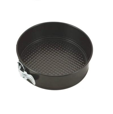 China 11 Inch Springform Disposable Nonstick Cake Pan Strainer Nonstick Springform Cake Tin Nonstick Leakproof Cheesecake Pan with Loose Base for sale