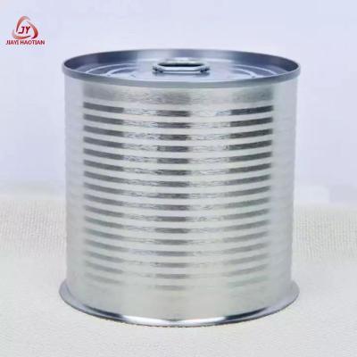 China Handcrafted Customized Steel Food Cans For Pasta Sauce Green Pepper With OEM Food Grade Tin Can Paint Tin Can for sale