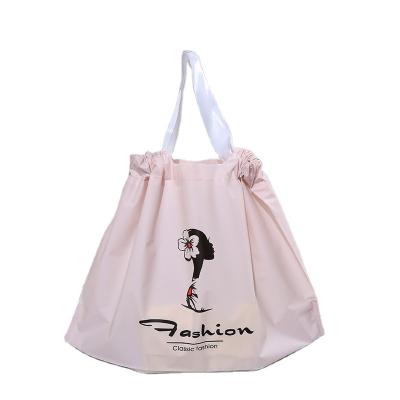 China Waterproof Hot Sale Colorful Customized Drawstring Bag With Printing Logo Plastic Jewelry Packaging Bag for sale