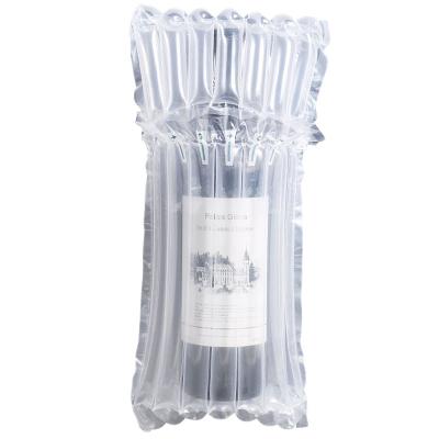 China Shockproof Protective PE Material Carrying Shockproof Cushion Wrap Wine Bottle Air Column Packing Bag for sale