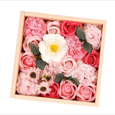 China 2021 Environmental Friendly Home Decorative Soap Flowers Birthday Wedding Valentine's Day Mothers Day Gift for sale