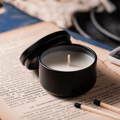 China Birthdays Sleep Essential Oil Smokeless Indoor Candle With Cover Bedroom Aromatherapy Scented Candle Luxury for sale